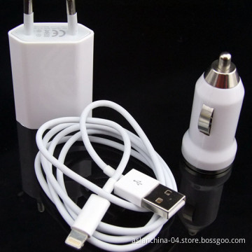 EU 3 in 1 Charger for iPhone5 (AK-016)